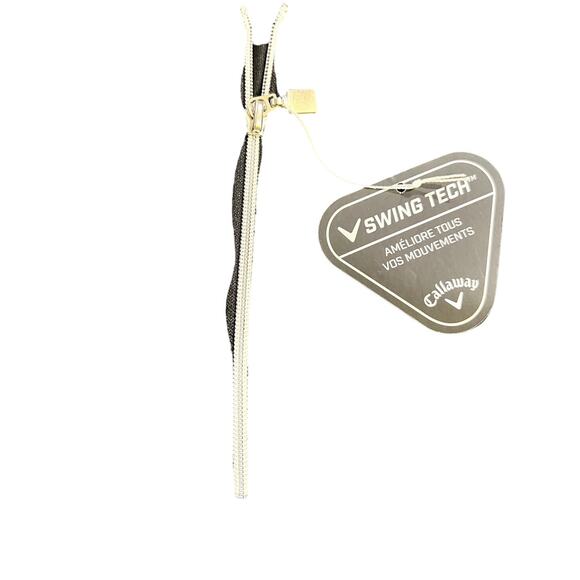 Brand New Men's Callaway Black Zippered Golf Shirt Size Medium - Picture 4 of 6